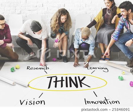 Think Education Inspire Learn Diagram Concept Think Education Inspire Learn Diagram Concept 25846091