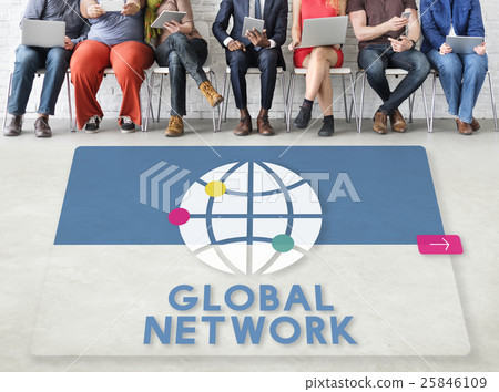 Global Communication Connection Networking Graphic Concept Global Communication Connection Networking Graphic Concept 25846109