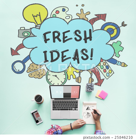 Creativity Ideas Design Thought Bubble Icon Concept Creativity Ideas Design Thought Bubble Icon Concept 25846210