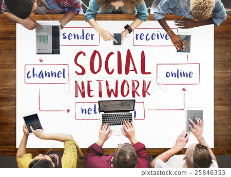 Social Media Online Connection Concept 25846353