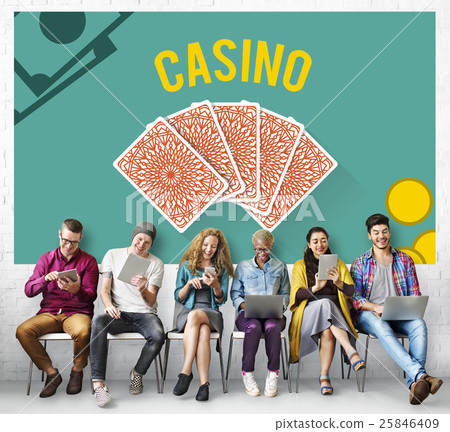 Gambling Luck Jackpot Risk Wager Concept Gambling Luck Jackpot Risk Wager Concept 25846409