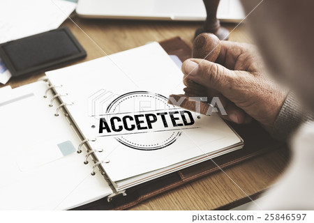 Guarantee Approved Authorized Certified Concept 25846597