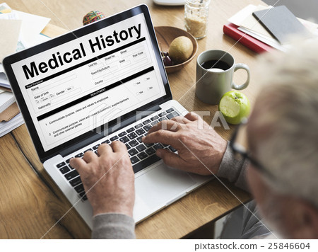 Medical Report Record Form History Patient Concept 25846604