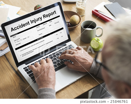 Accident Injury Report Form Information Concept 25846761