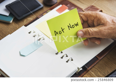 Act Now New Job Concept 25846809