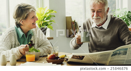 Together Pensioner Happiness Couple Retirement Concept 25846876