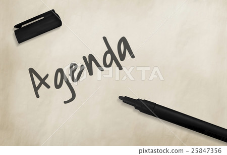 Agenda Calendar Planner Urgent Concept 25847356
