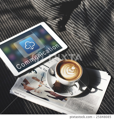 Application Connection Digital Internet Graphic Concept Application Connection Digital Internet Graphic Concept 25848085