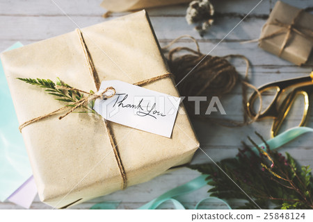 Present Raping Text Carft Concept Present Raping Text Carft Concept 25848124