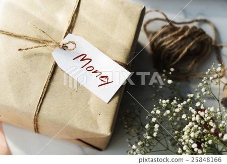 Money Word Write Handwriting Note Concept 25848166