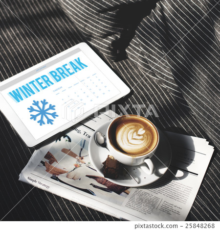 Winter Break Holidays Vacation Concept Winter Break Holidays Vacation Concept 25848268