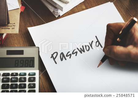 Password Security Protection Safe Concept 25848571