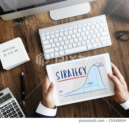 Strategy Report Analytics Progress Concept Strategy Report Analytics Progress Concept 25848604