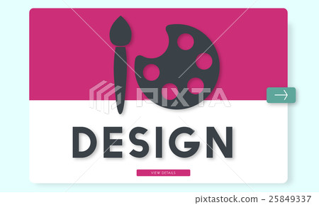 Art Paint Creative Creation Design Paint Drawing Concept 25849337