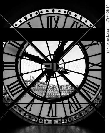 Orsay museum clock in Paris, France 25850614