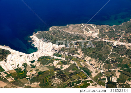 Aerial view of Malta island from above 25852284