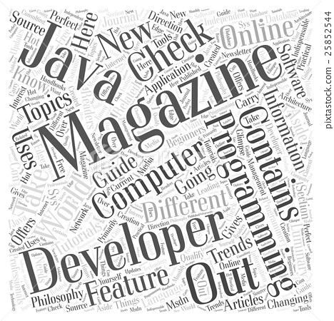 computer programming magazines word cloud concept-插圖素材 [25852544] - PIXTA圖庫
