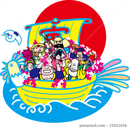 公雞年寶船七幸運神日出海 25852656