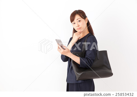 Career woman using a smartphone 25853432