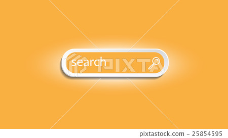 Yellow search button - Stock Illustration [25854595] - PIXTA