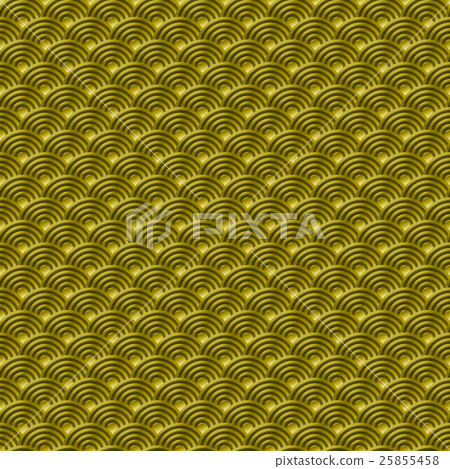 Chinese gold seamless pattern dragon fish scales 25855458