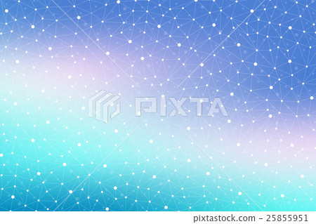 Geometric abstract background with connected line 25855951