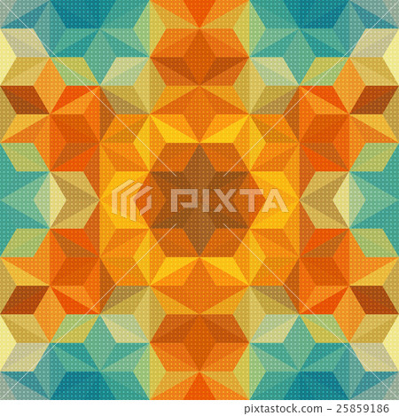Abstract Kaleidoscope Pattern - Stock Illustration [25859186] - PIXTA