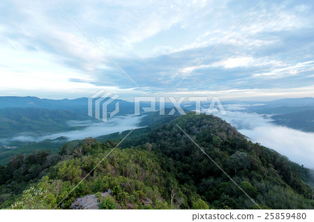sea of mist in the morning time sea of mist in the morning time 25859480