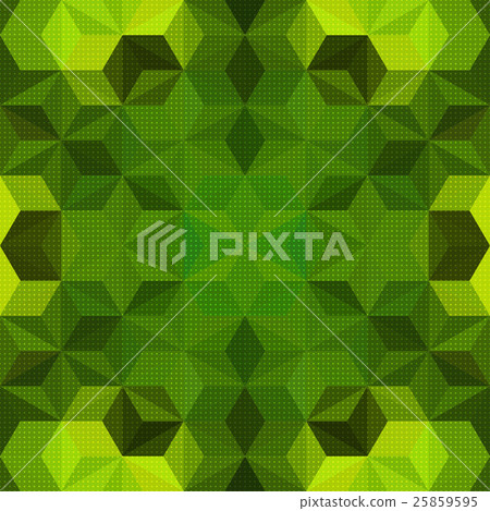 Abstract Triangle Mosaic Pattern - Stock Illustration [25859595] - PIXTA