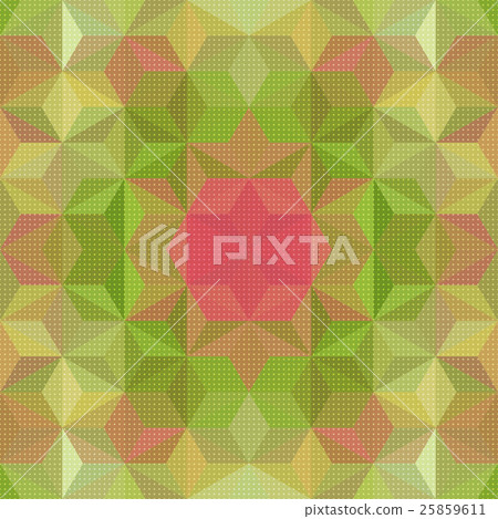 Abstract Triangle Mosaic Pattern - Stock Illustration [25859611] - PIXTA