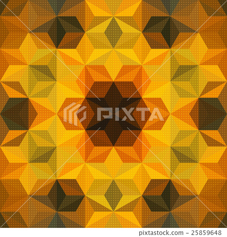Abstract Triangle Mosaic Pattern - Stock Illustration [25859648] - PIXTA