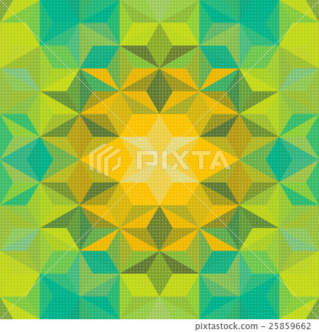 Abstract Triangle Mosaic Pattern - Stock Illustration [25859662] - PIXTA
