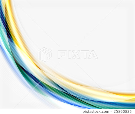 Glossy translucent wave vector template 25860825