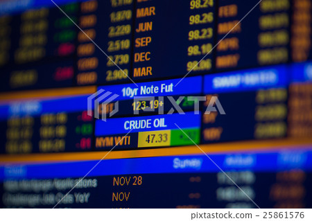 Stock market chart 25861576