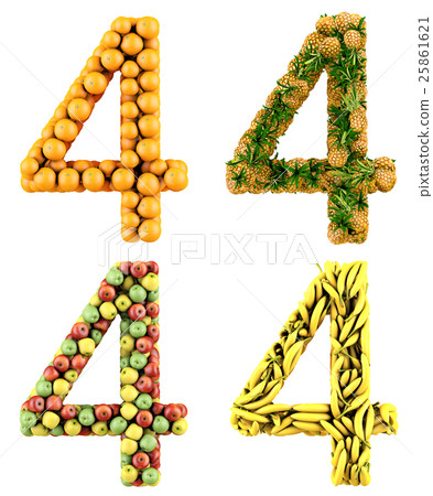 3d Number 3d Number 25861621