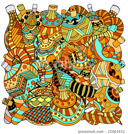 Set of Christmas toys 25861652