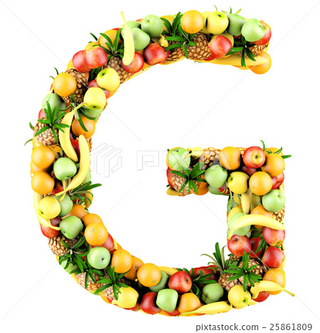Letter of fruits Letter of fruits 25861809