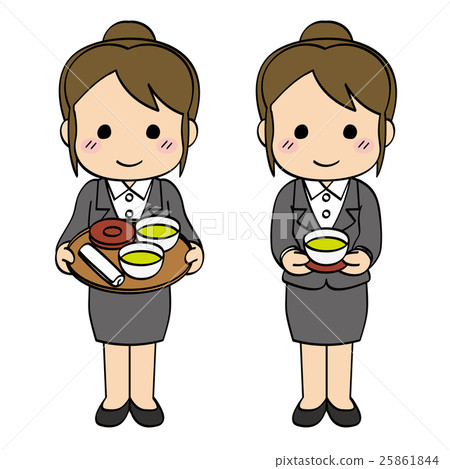 Suit company employee women · tea ceremony 1 Suit company employee women · tea ceremony 1 25861844