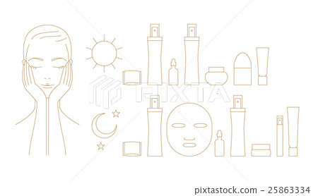 Morning and night face care 25863334