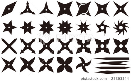 Ninja's Weapon Shuriken Ninja 25863344