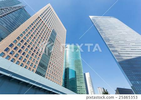 Tokyo _ Shiodome chioite city scenery 25865353