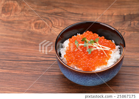 Ikura-rice bowl Ikura-rice bowl 25867175