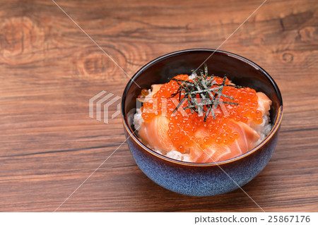 多少鮭魚和鮭魚飯三文魚 25867176