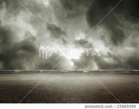 Stormy grey cloudy sky background Stormy grey cloudy sky background 25869399