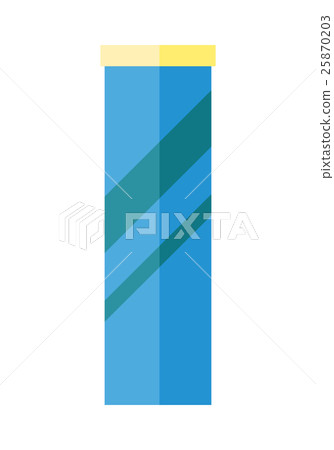 Blue Plastic Bank with Yellow Cover 25870203