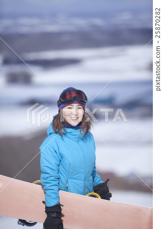 單板滑雪女性 25870282