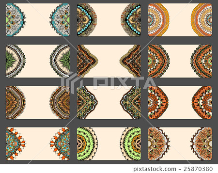 Empty cards for Calendar 25870380