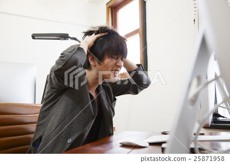 設計師商務辦公設計PC麻煩煩惱麻煩麻煩 設計師商務辦公設計PC麻煩煩惱麻煩麻煩 25871958