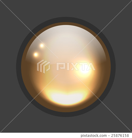 Glossy circle button for your design 25876158