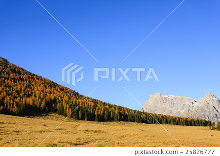 Autumn panorama from Italian Alps 25876777